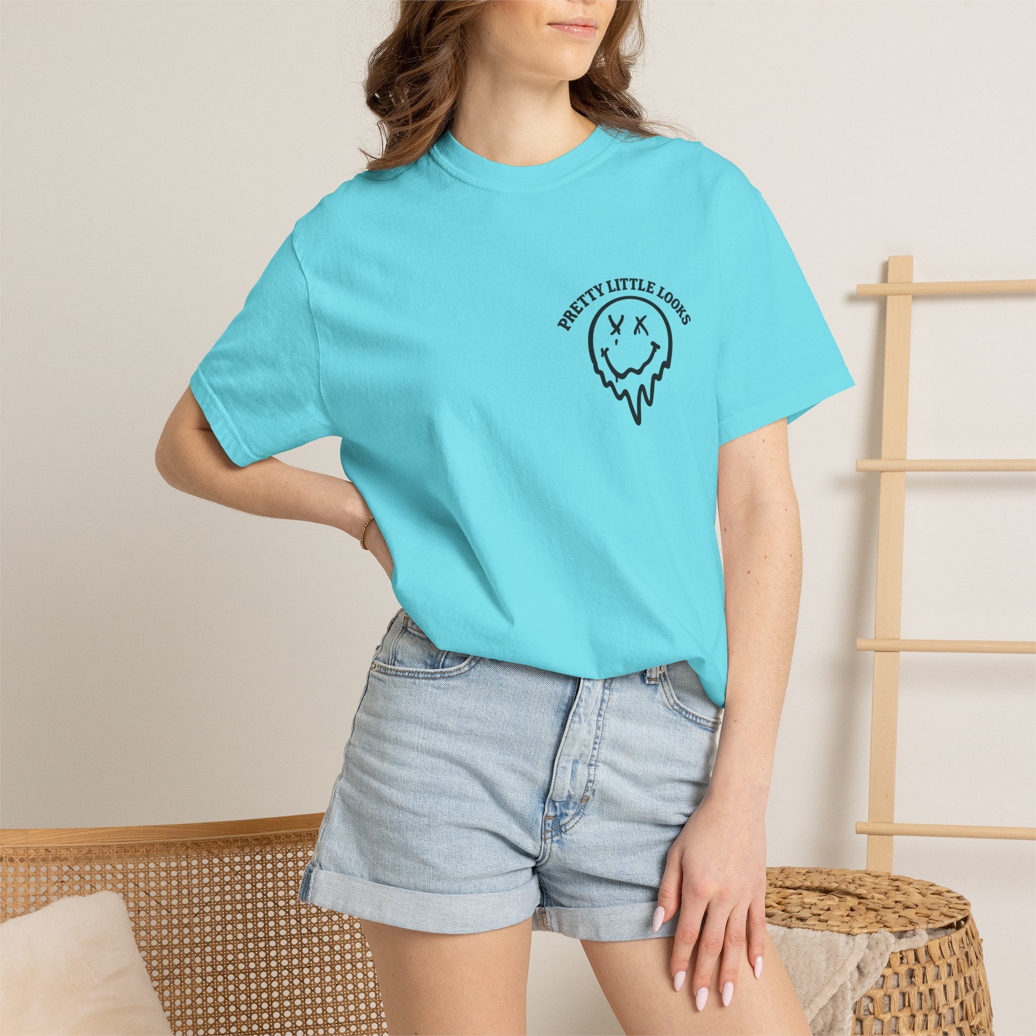 Funny Graphic T-Shirt — "Bills Are Due It's Hot I Don’t Get Food Stamps Y’all Are Ugly" Retro Drippy Smile Design