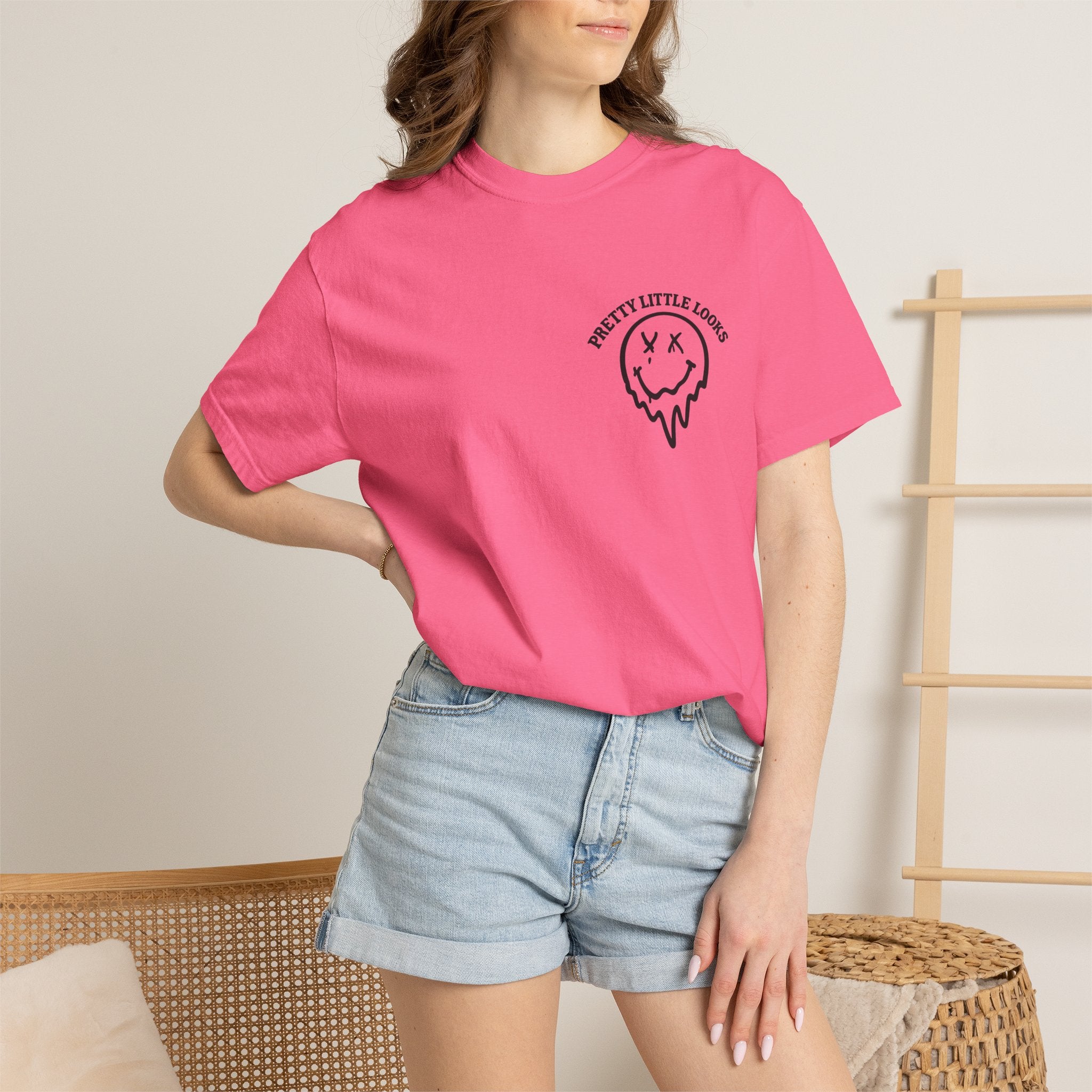 Funny Graphic T-Shirt — "Bills Are Due It's Hot I Don’t Get Food Stamps Y’all Are Ugly" Retro Drippy Smile Design