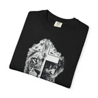 Christian Lion Cross T-Shirt — Spiritual Faith Graphic Tee for Men & Women