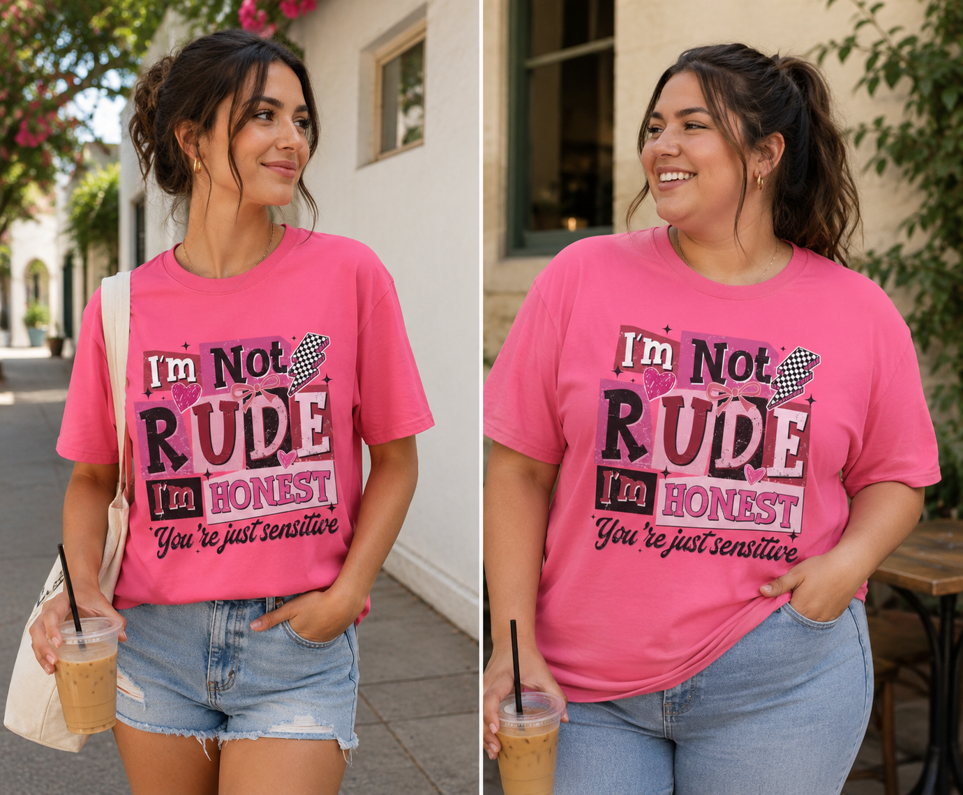 I'm Not Rude I'm Honest T-Shirt — Funny Sarcastic Graphic Tee