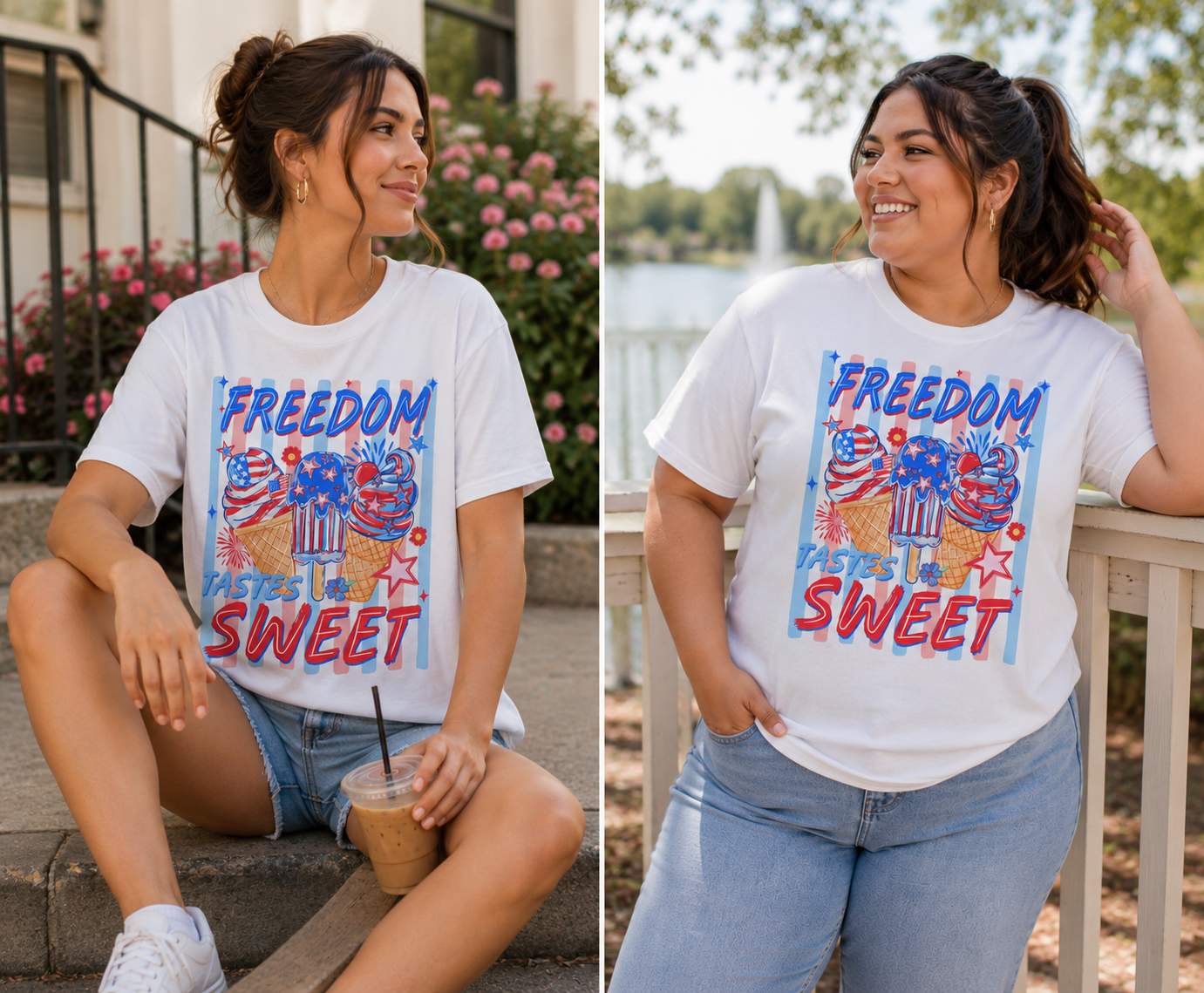 Freedom Tastes Sweet Patriotic T-Shirt