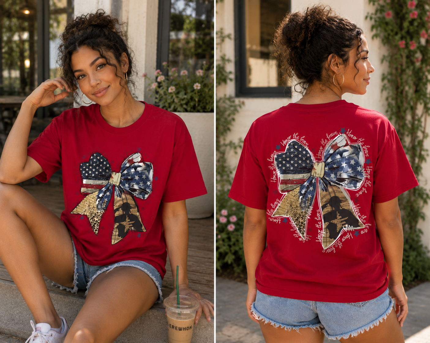 Patriotic Bow T-Shirt