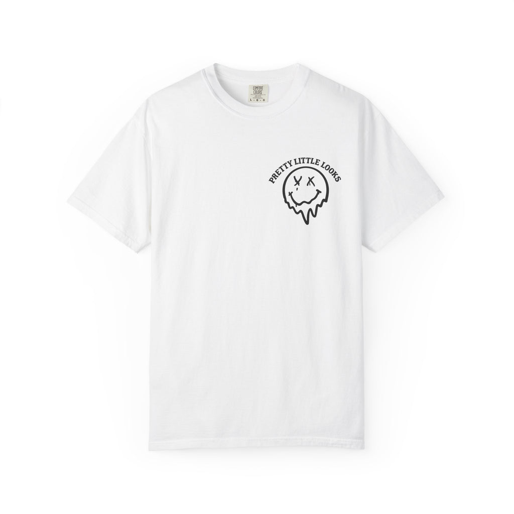 Funny Graphic T-Shirt — "Bills Are Due It's Hot I Don’t Get Food Stamps Y’all Are Ugly" Retro Drippy Smile Design