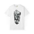 Christian Lion Cross T-Shirt — Spiritual Faith Graphic Tee for Men & Women
