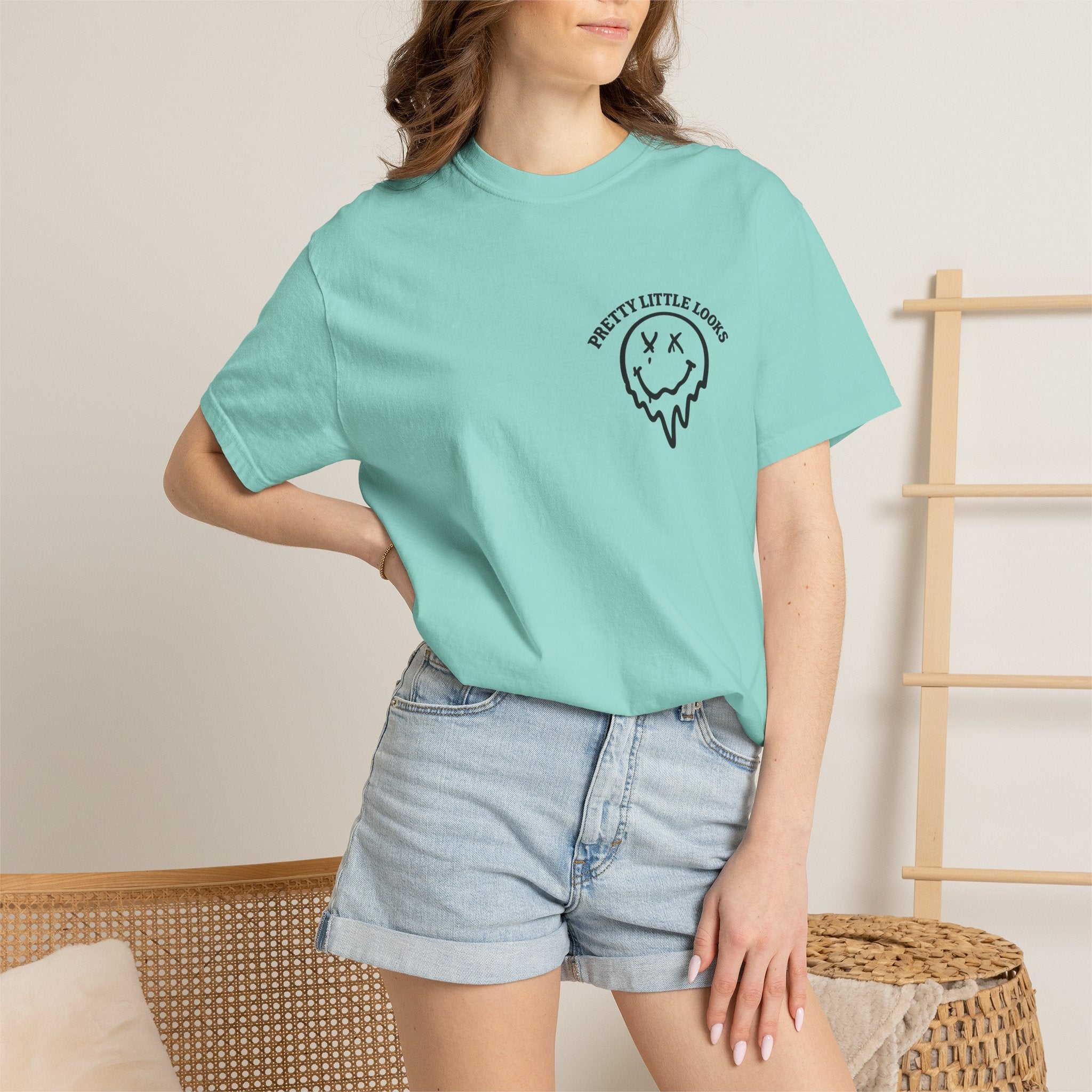 Funny Graphic T-Shirt — "Bills Are Due It's Hot I Don’t Get Food Stamps Y’all Are Ugly" Retro Drippy Smile Design