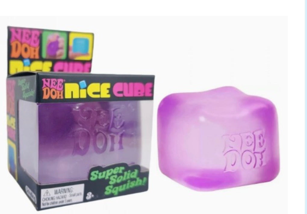 Squishy Cube-Pink ,blue and purple